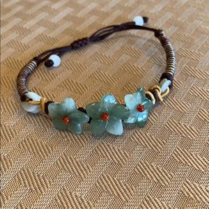 Jade adjustable bracelet